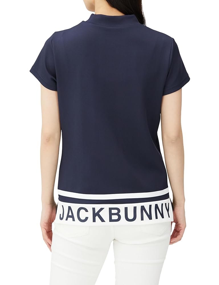 【新品タグ付】ジャックバニー　レディース　S 半袖　Tシャツ　　モックネック 楽天市場】【PREMIUM SALE】Jack Bunny!! by PEARLY GATES